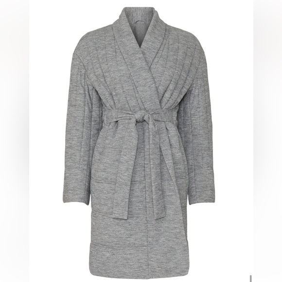 Club Monaco Quilted Blanket Coat - Grey - Picture 5 of 16